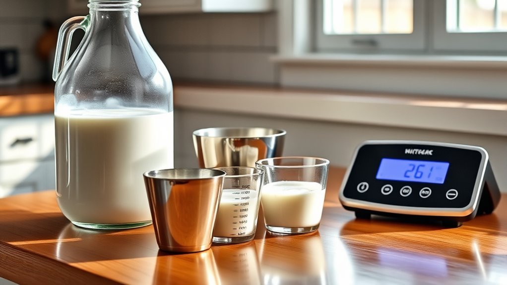 accurate milk measurement tools