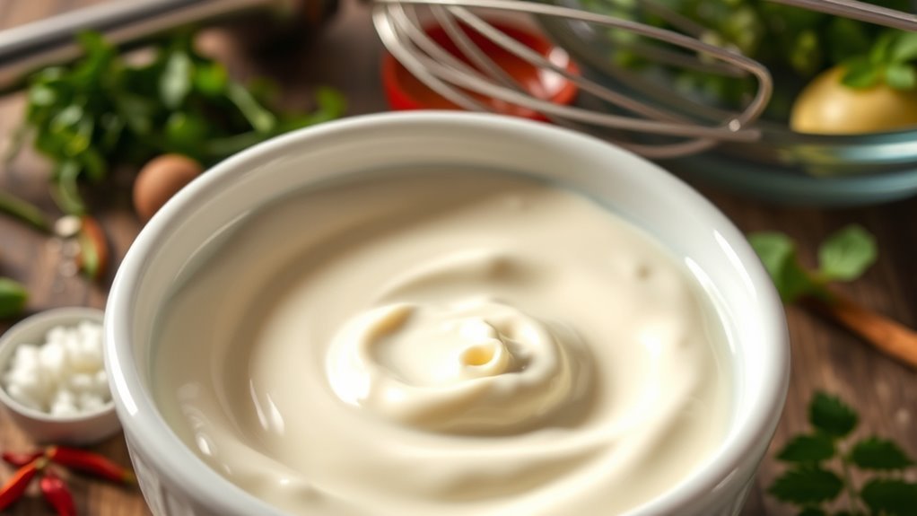 adjust cream to water ratio