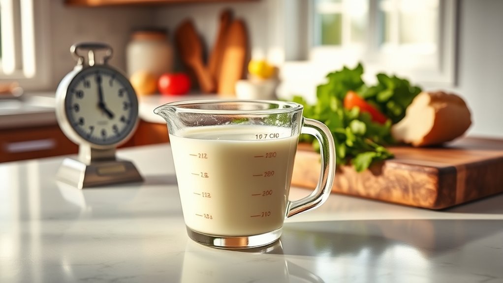 adjust cream water ratios