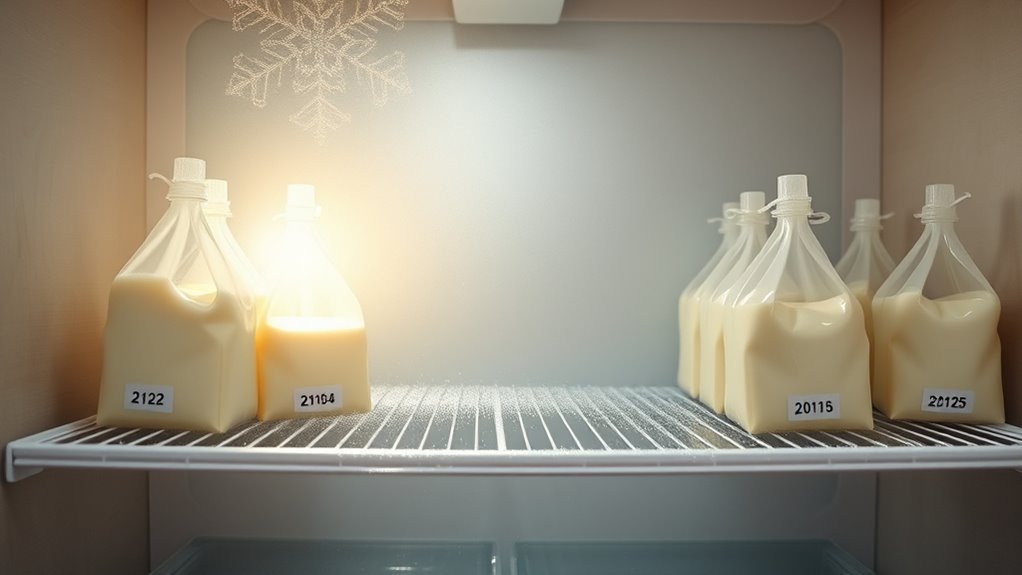 breast milk freezer storage