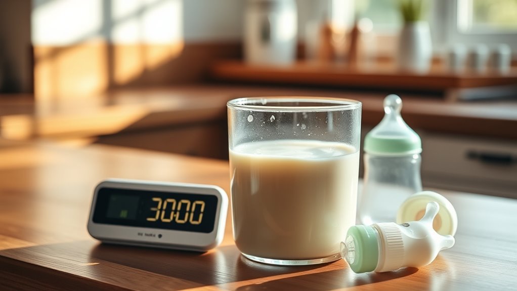 breast milk safe duration