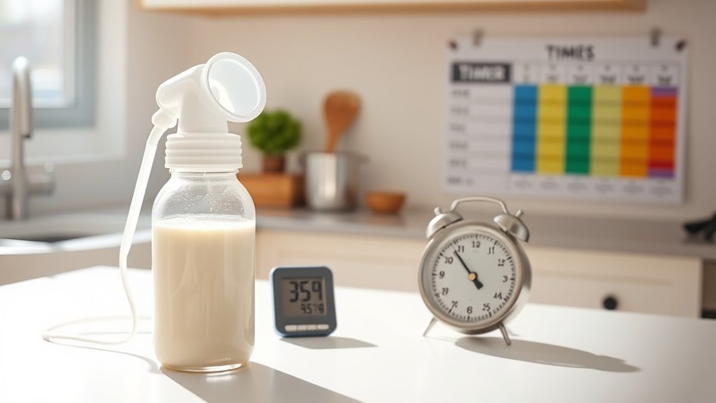 breast milk safe duration