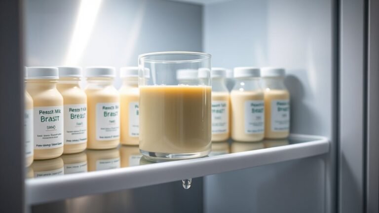 breast milk storage duration