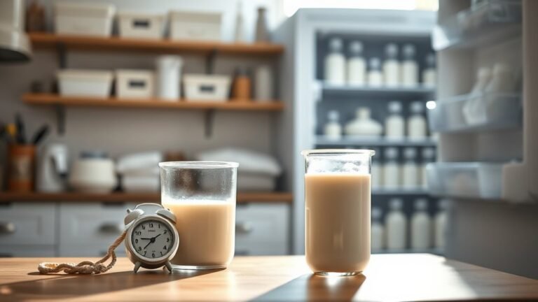 breast milk storage duration