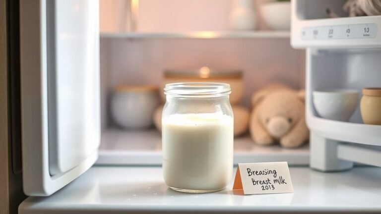 breast milk storage duration