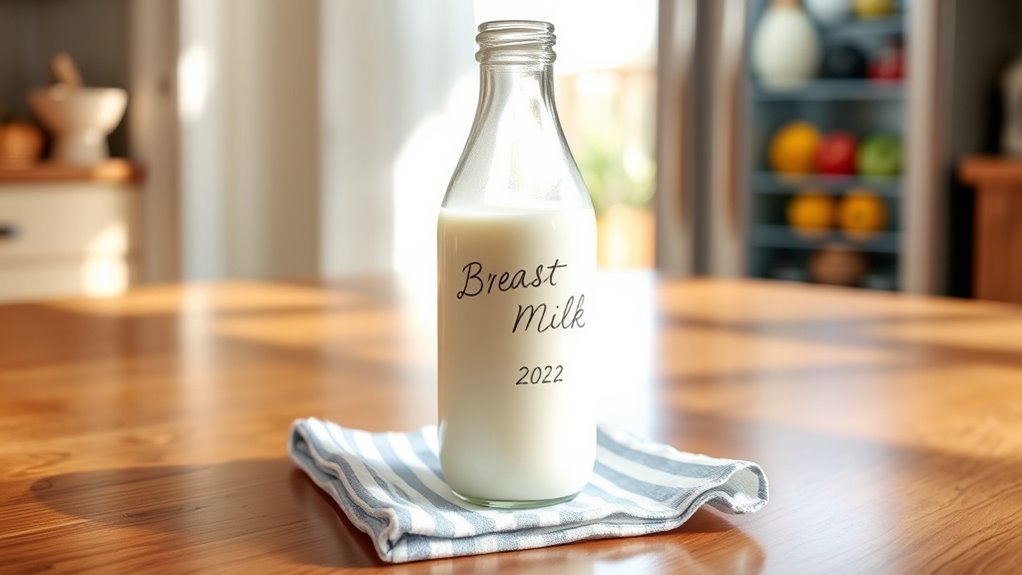 breast milk storage duration