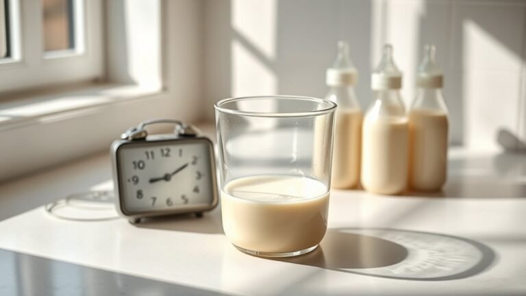 breast milk storage duration