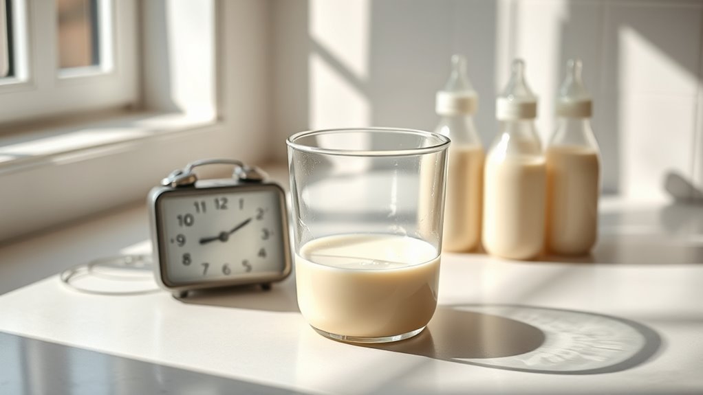 breast milk storage duration