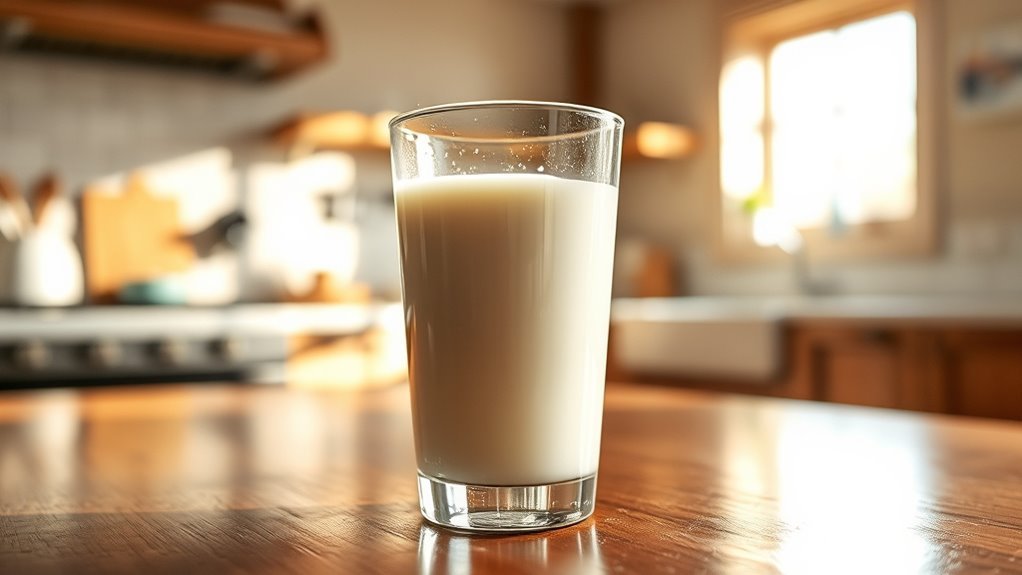 calcium content in milk