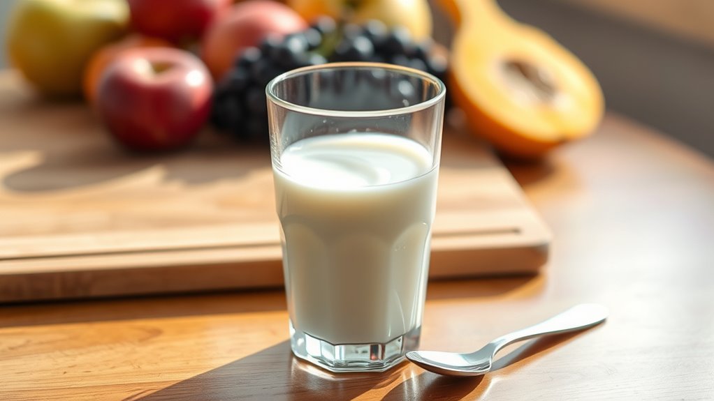 calorie content of milk