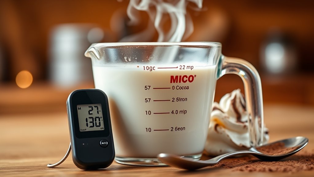 check milk temperature precisely