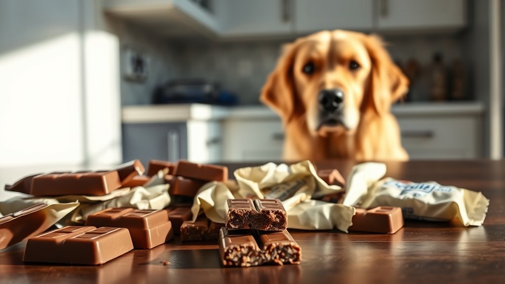 chocolate poisoning symptoms recognition