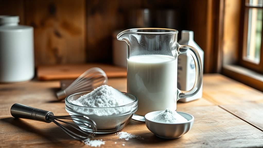 cold milk sweetened stabilized