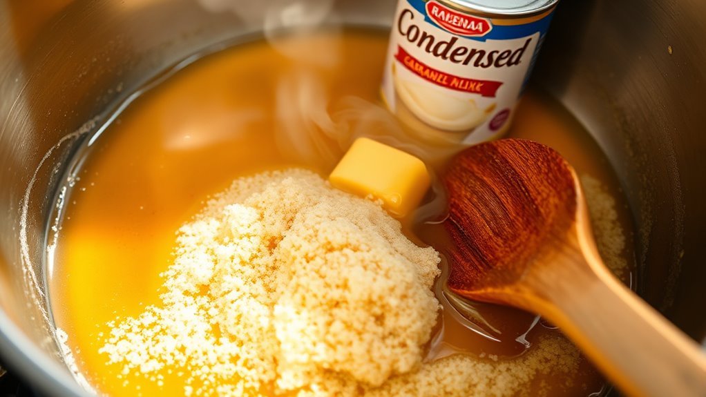 combine butter and sugar