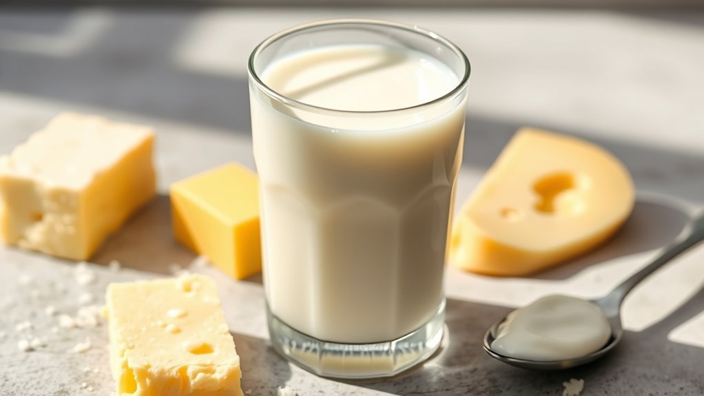 creamy calorie rich saturated fats