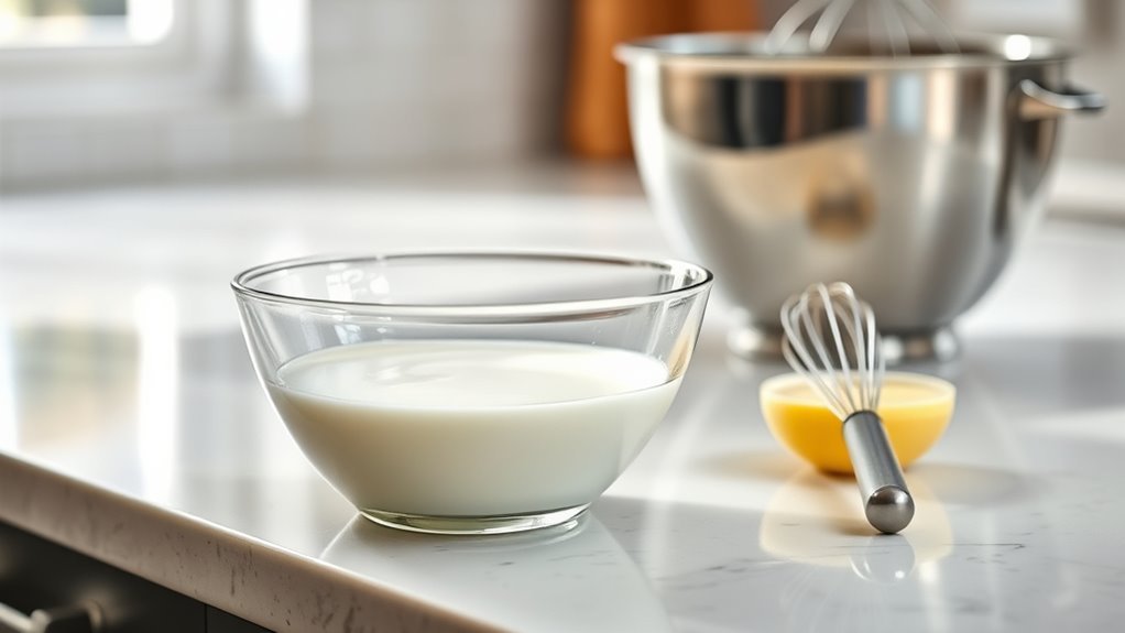 create whipped cream using milk