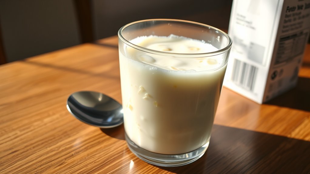 detect sour spoiled milk