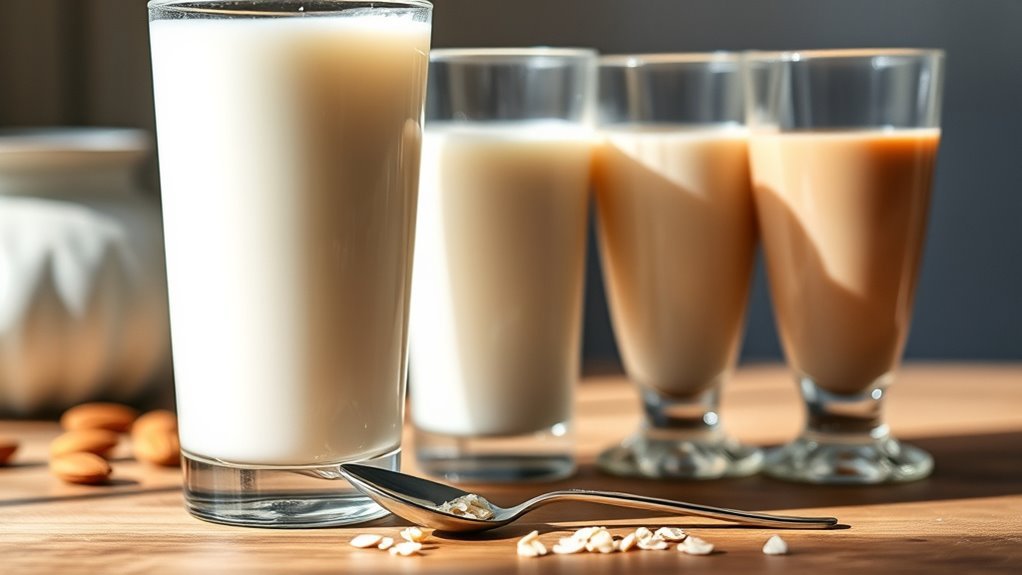 fortified plant milks match calcium