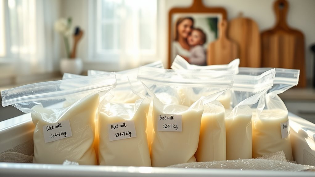 frozen breast milk storage guidelines
