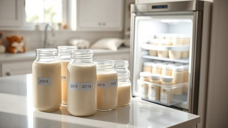 frozen milk storage guidelines
