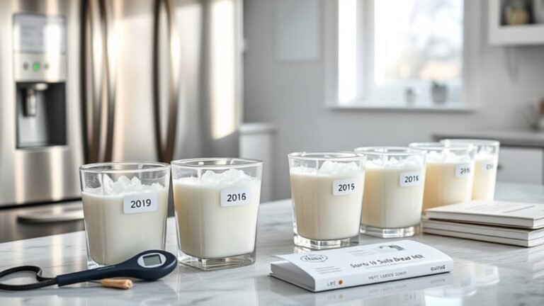 frozen milk storage guidelines