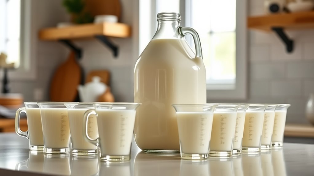 gallon to cup conversion