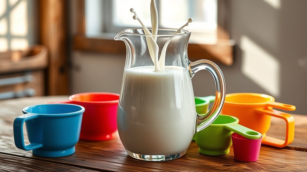 gallons to cups conversion method