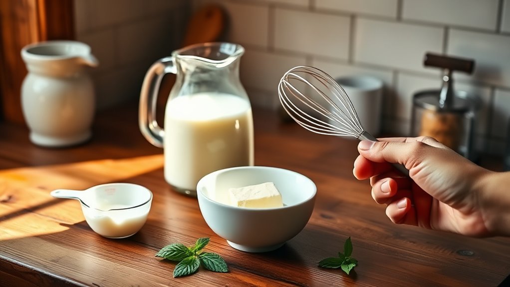 gather ingredients before blending