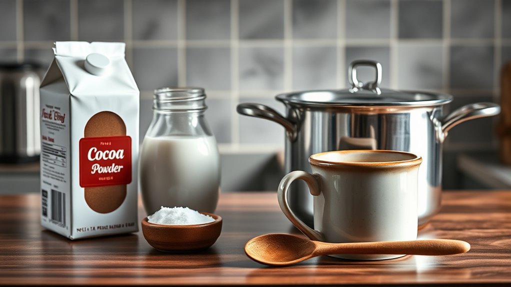 gather ingredients before starting