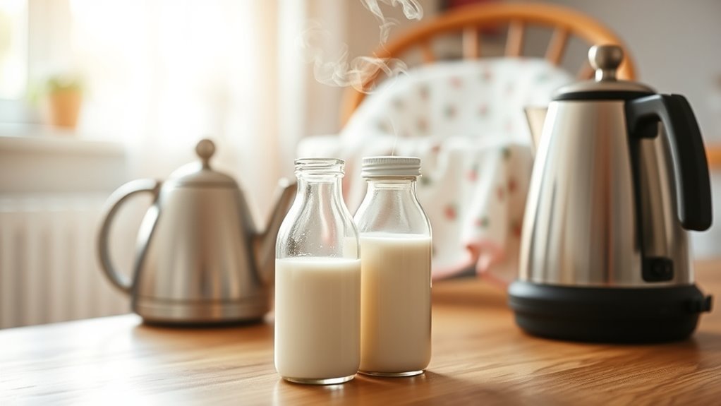 gradual milk introduction technique