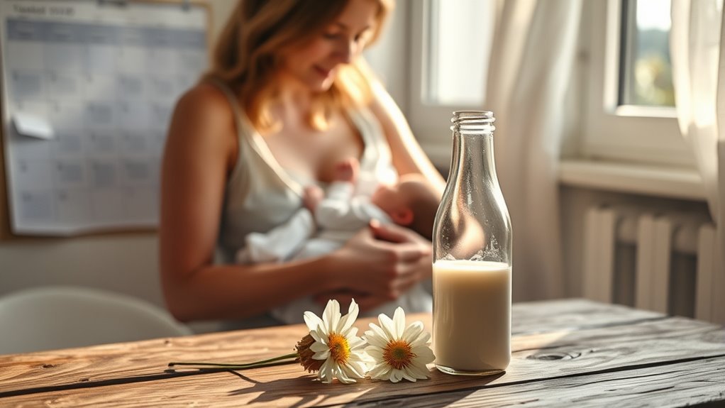 gradual milk supply decline