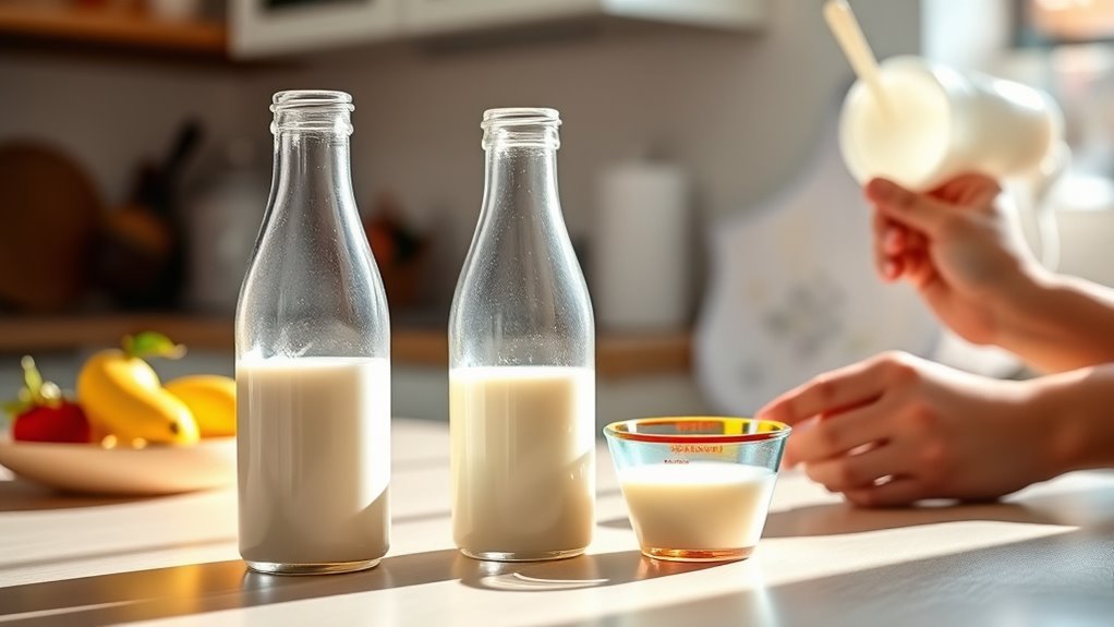 gradually replace formula with milk