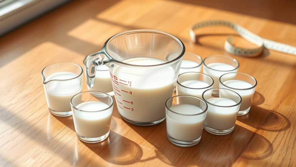 half gallon equals eight cups