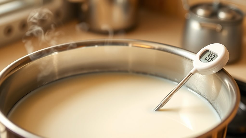 heat reveals milk spoilage