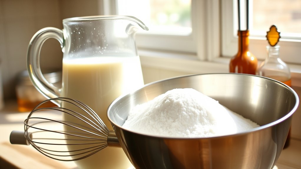 homemade cream butter milk