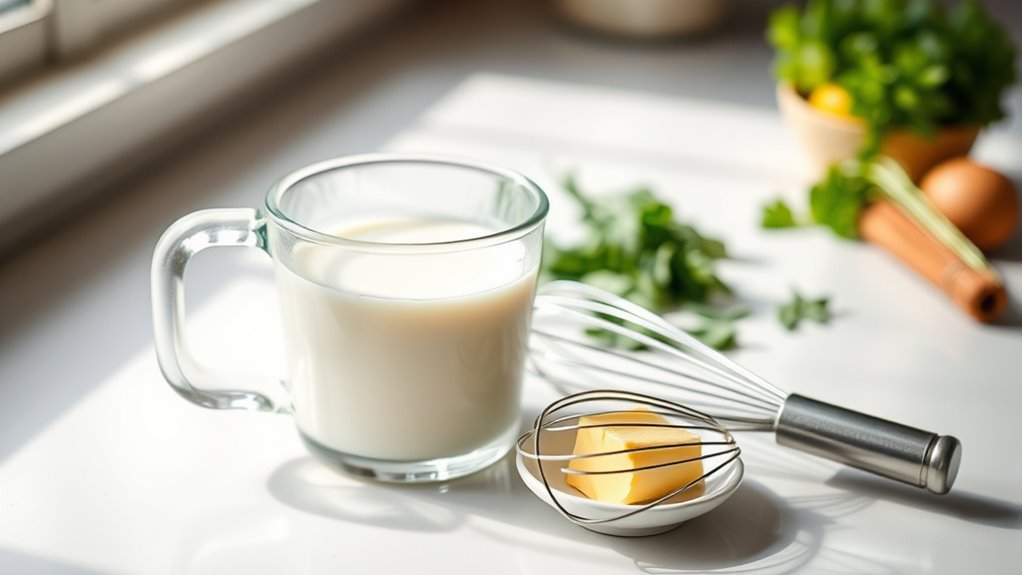 homemade cream from milk