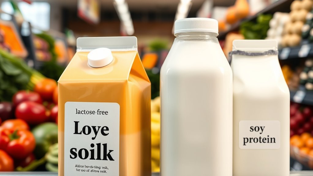 identify fortified soy milk