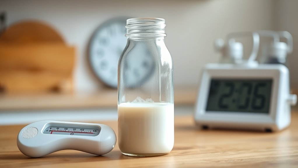 identify spoiled breast milk