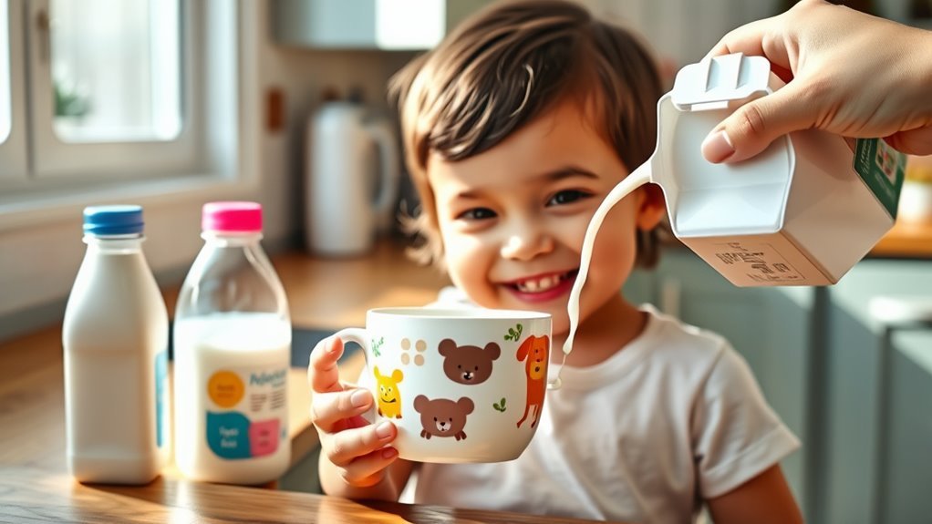 introduce cup encourage independence