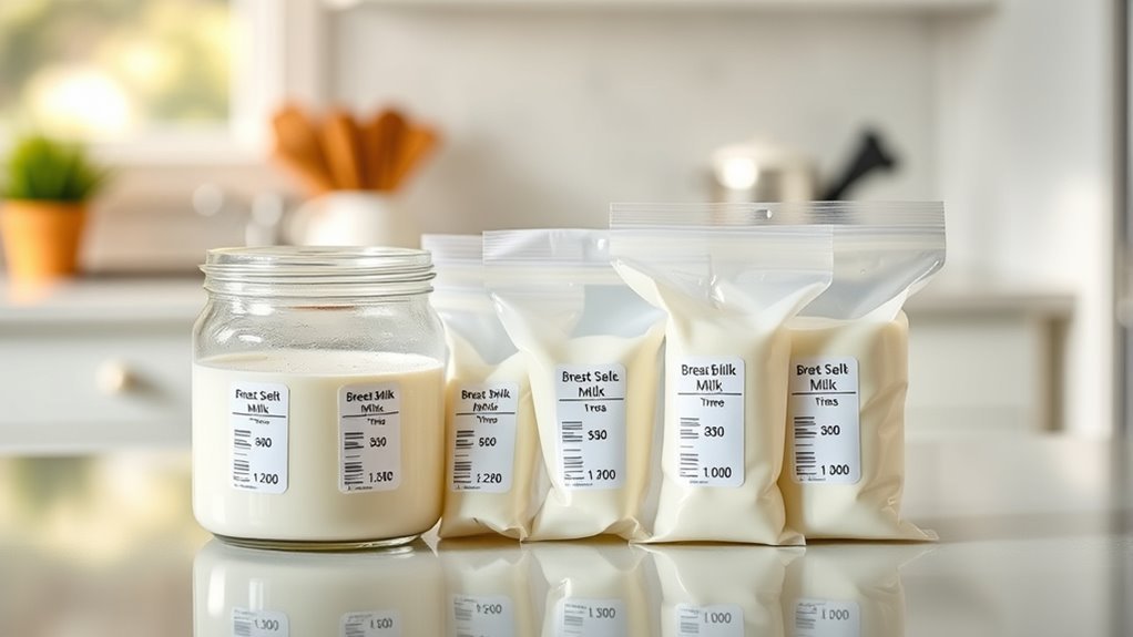 label portion organize preserve