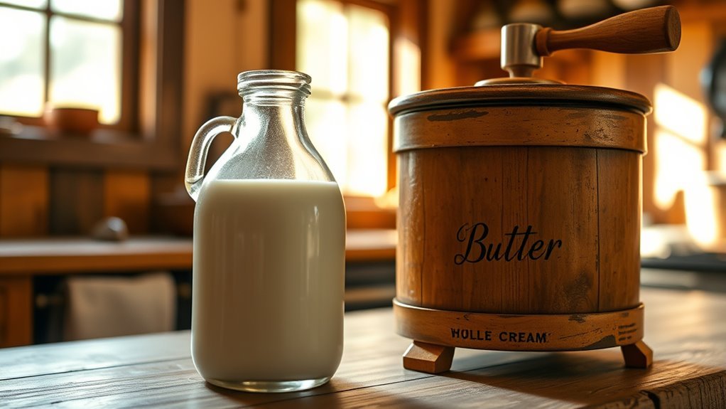 let cream rest undisturbed