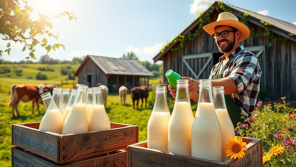 local farms sell raw milk