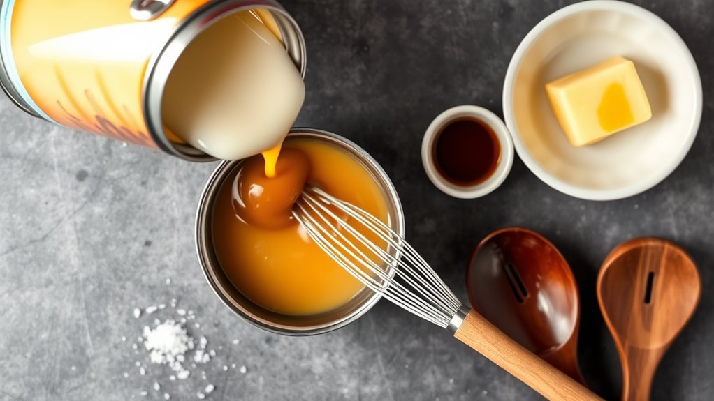 make caramel sauce easily