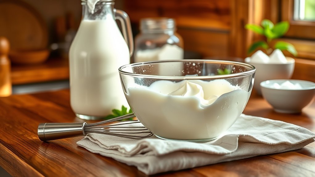 make heavy cream from milk