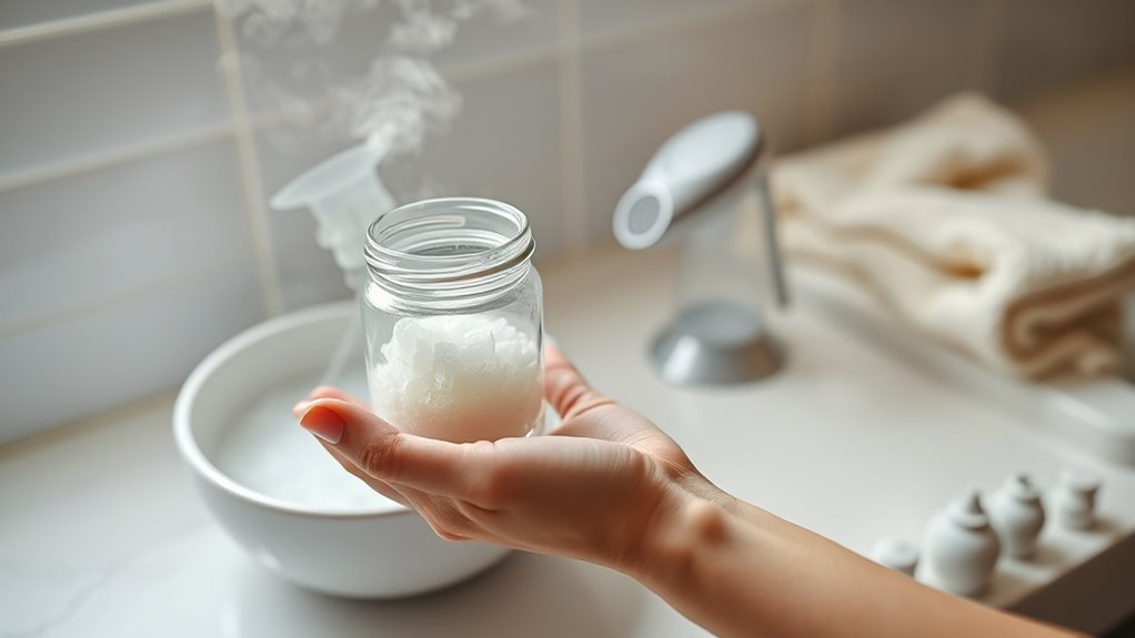 manage breast engorgement discomfort