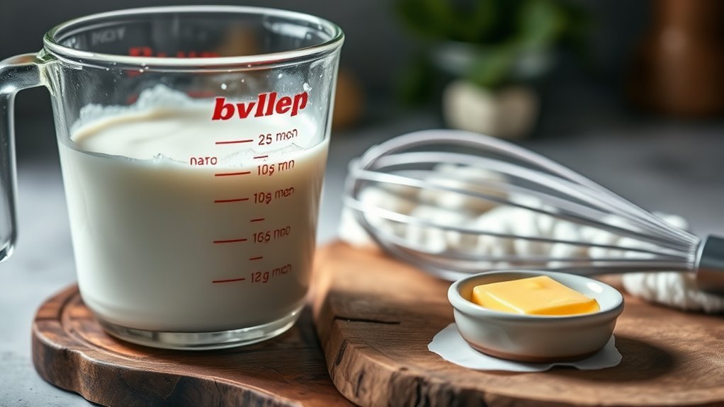 milk butter substitute preparation