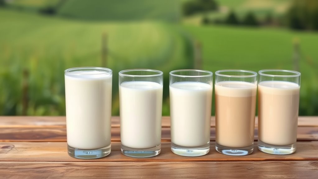 milk calorie comparisons guide choices