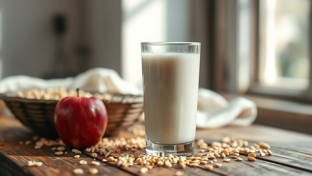 milk calorie content details