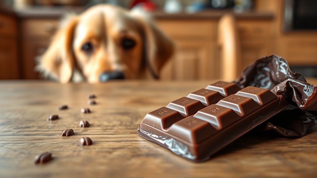 milk chocolate toxicity risk