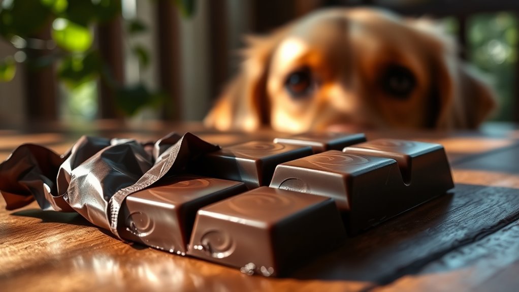 milk chocolate toxicity symptoms